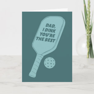 For Dads Who Play Pickleball Father's Day Card