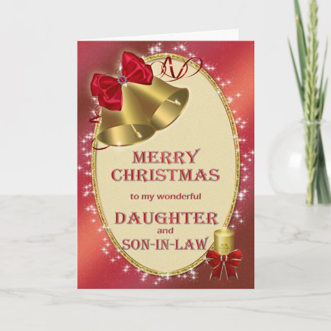 For daughter and son-in-law,christmas card (Front)