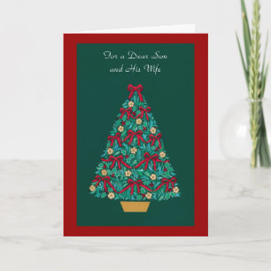 For Dear Son and His Wife Holiday Card