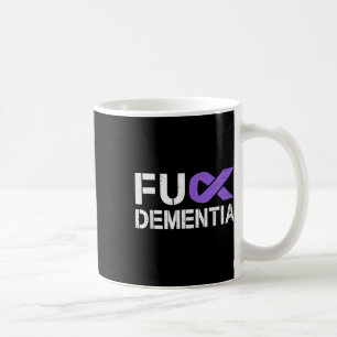 For Dementia Awareness Gift Purple Ribbon Support Coffee Mug
