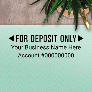 For Deposit Only - Basic Business Office 2 Lines Self-inking Stamp