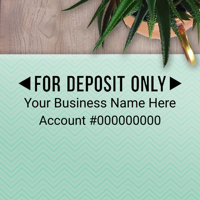 For Deposit Only - Basic Business Office 2 Lines Self-inking Stamp (Creator Uploaded)