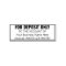 For Deposit Only Basic Business Office Bank Custom