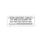 For Deposit Only - Basic Office or Business Bank