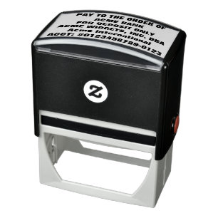 For Deposit Only Check Self-inking Stamp