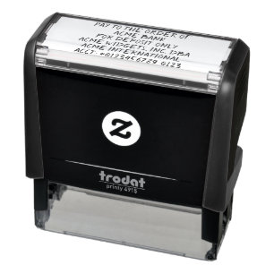 For Deposit Only Check Self-inking Stamp