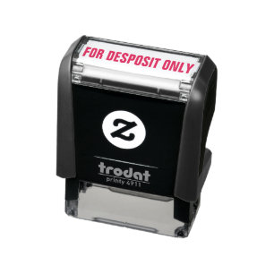 For Deposit ONLY Self-inking Stamp