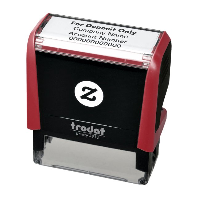 For Deposit Only Template Self-inking Stamp (Product)