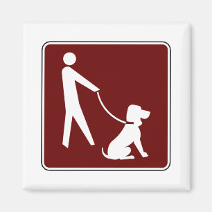 For Dog's and Their Walkers! Magnet