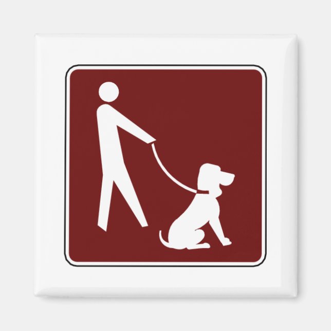 For Dog's and Their Walkers! Magnet (Front)