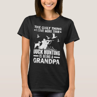 For Duck Hunting Duck Hunting With Grandpa Dog T-Shirt