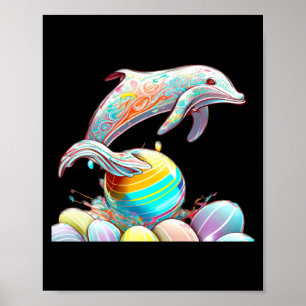 For Easter Dolphin Easter Poster