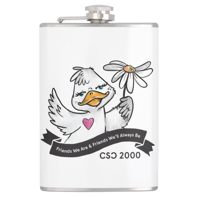 for emergencies hip flask (Front)