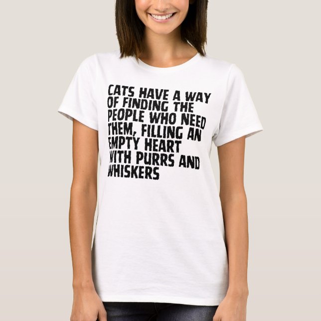 For Every Cat-titude T-Shirt (Front)