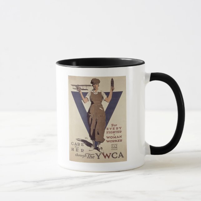 For Every Fighter a Woman Worker Mug (Right)