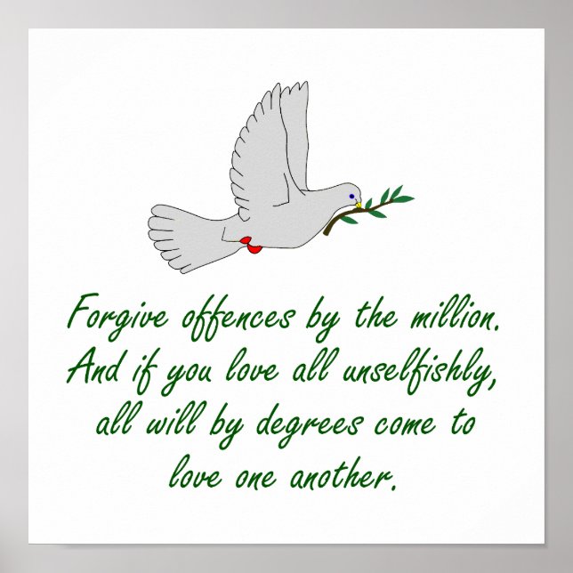 For Every Minute You Remain Angry - Forgiveness Qu Poster (Front)