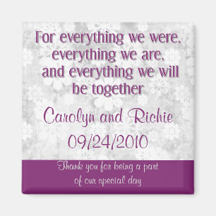 For Everything - Favour Magnet - Purple