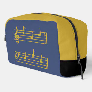 FOR FATHER - MUSIC NOTES D.A.D ON TREBLE BASS CLEF DOPP KIT