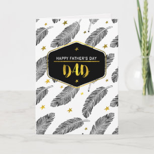For Father on Father's Day Custom Greeting Cards