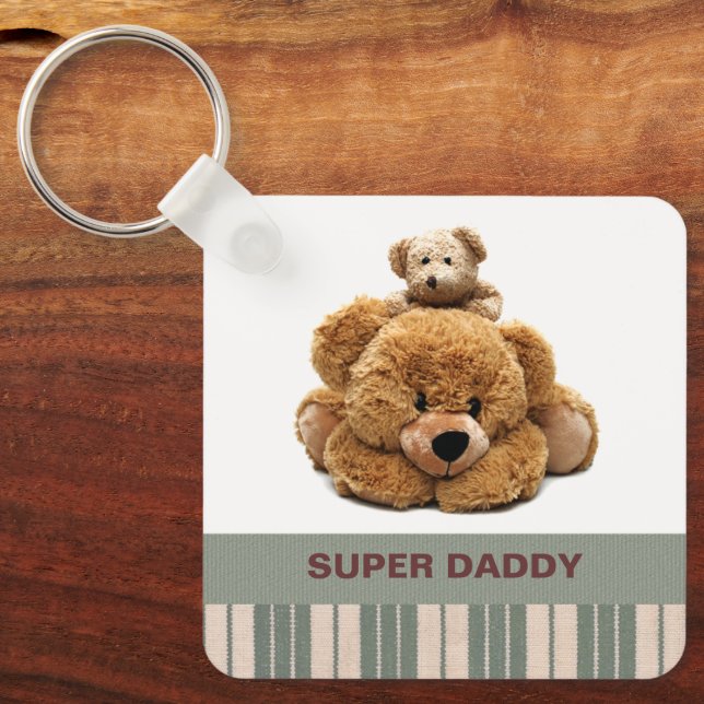For Father on Father's Day Gift Keychains (Front)