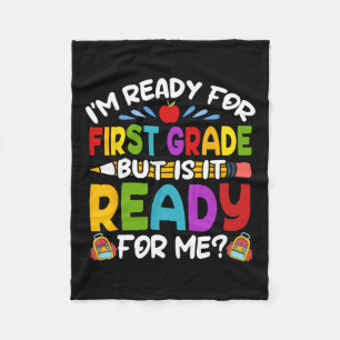 For First 1st Grade Back To School Teachers Studen Fleece Blanket