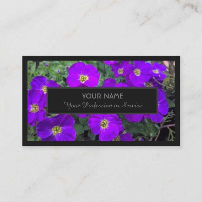 For floral experts and professional florists busin business card (Front)
