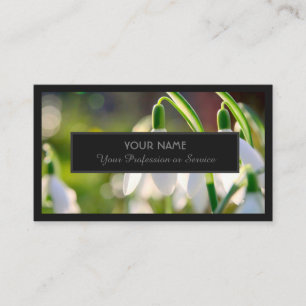 For floral experts and professional florists business card