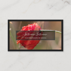 For floral experts and professional florists business card