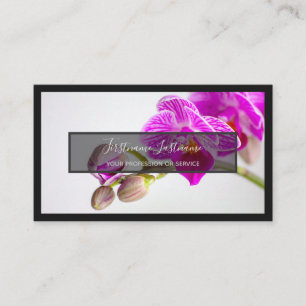 For floral experts professional florists orchid business card