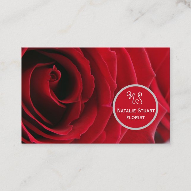 for florist Business Card (Front)