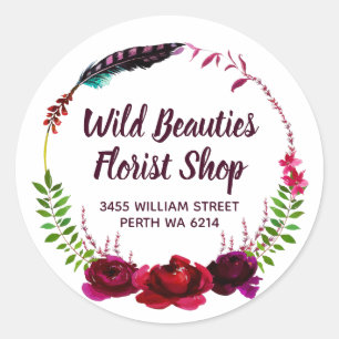For Florist Classic Round Sticker