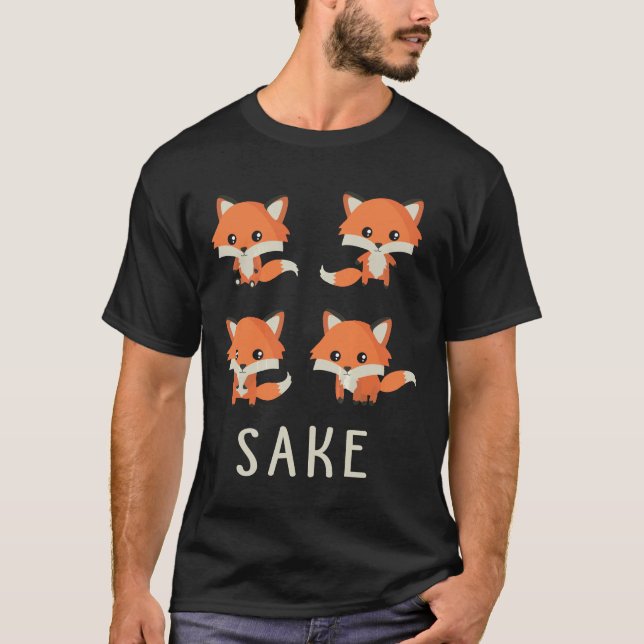 For  Four Fox Sake T-Shirt Funny 4 Foxes gift (Front)