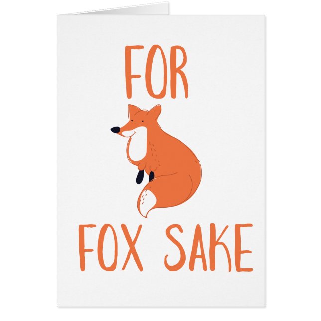 For Fox Sake (Front)