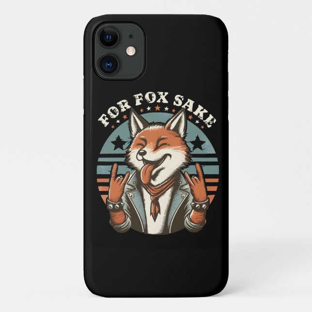 For Fox Sake Case-Mate iPhone Case (Back)