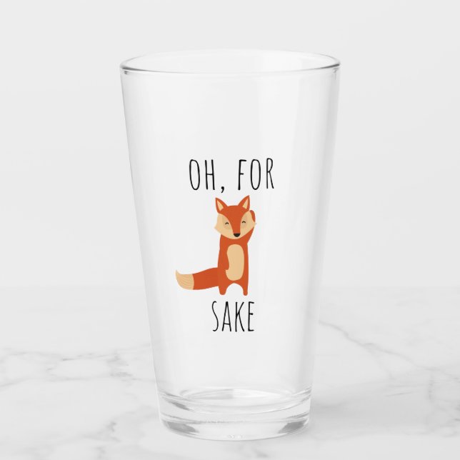 For fox sake glass (Front)