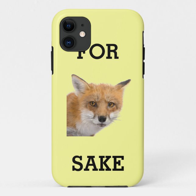 FOR FOX SAKE - IPHONE CASE (Back)
