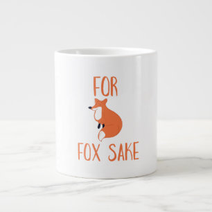 For Fox Sake Large Coffee Mug