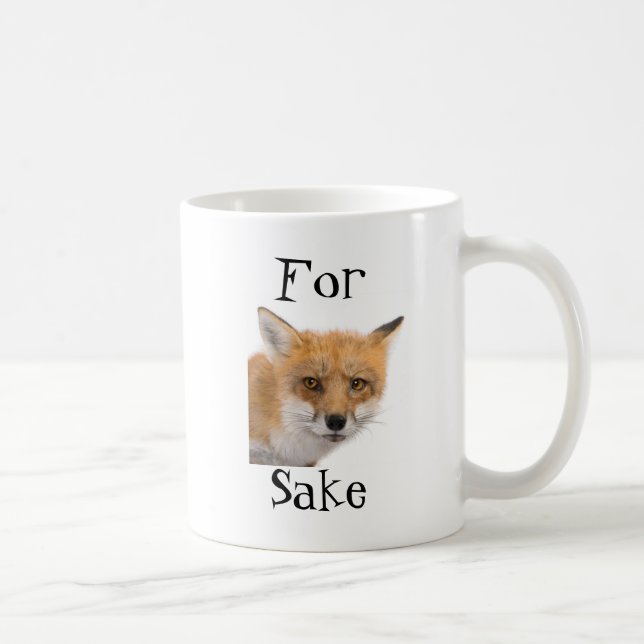 For Fox Sake! - mug (Right)
