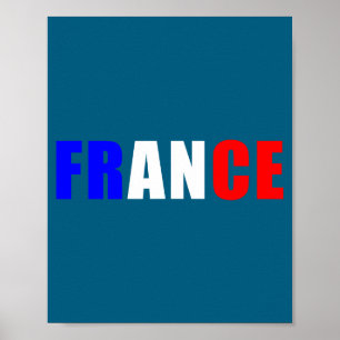 For France Flag Outfit French Jersey Poster