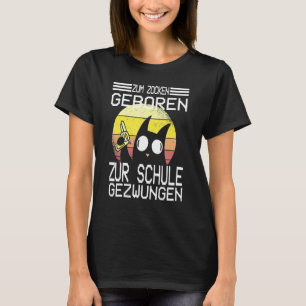 For Gambling Born To School Forced I Console Gamin T-Shirt