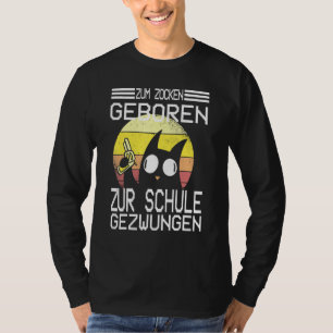 For Gambling Born To School Forced I Console Gamin T-Shirt