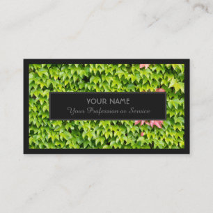 For garden experts and natural designers business  card