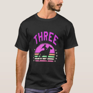 For Girl Horse 3rd Birthday Horse Rider Girls T-Shirt