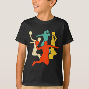 For Girls Basketball Retro Vintage T-Shirt