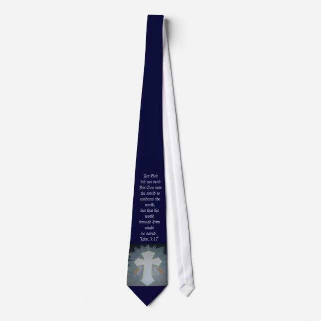 For God did not send His Son into t... Tie (Front)