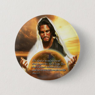 For God do Loved the World Button