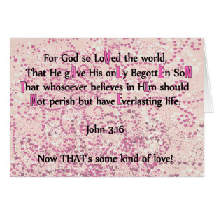 For God So Loved The World -