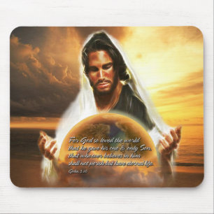 For God so Loved the World 2 Mouse Mat