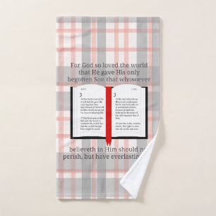 For God So Loved the World Bath Towel Set