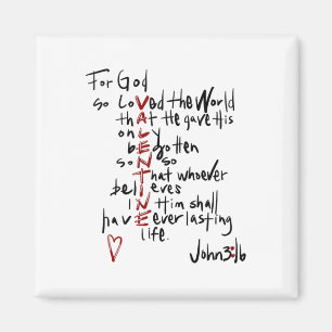 For God So Loved The World Bible Verse Jesus Is My Magnet